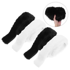 4 Pcs Collo Pelliccia