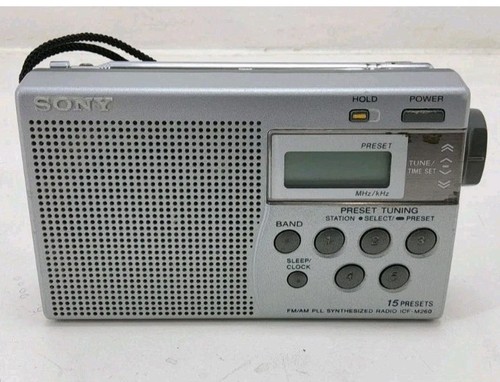 Radio portatil sony icf m260 - radio,