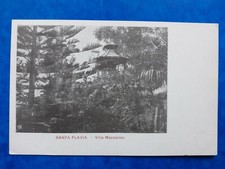 389°  SICILIA  SANTA FLAVIA VILLA MAZZARINO - NON VIAGGIATA PRIMI DEL 1900
