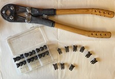 Pinza BURNDY MD6 completa di 27 punzoni originali BURNDY.