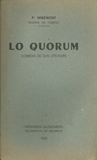 LO QUORUM + Comedia de dos
