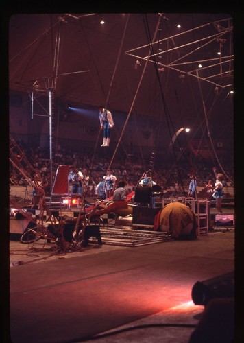 Sl27 slide 1973 circo trapezio - 1973,