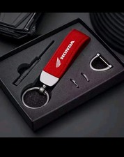 ?PORTACHIAVI HONDA NUOVO IN PELLE SCAMOSCIATO VARI COLORI