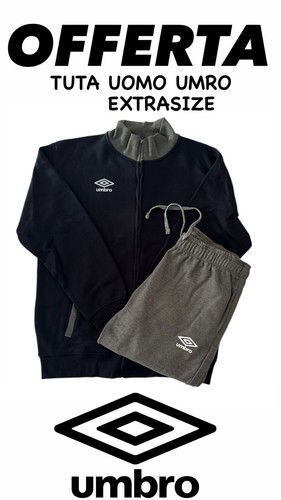 Tuta uomo umbro cotone - tuta, felpato
