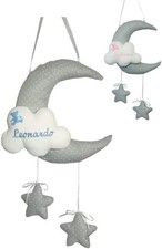 Fiocco nascita luna con