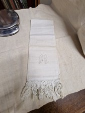 Asciugamani canapa lino frange  96+11+11×58 C.R. B29 (2) HempTowel Serviette ^