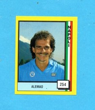 VALLARDI-IL GRANDE CALCIO 90-Figurina n.254- ALEMAO-NAPOLI-NEW VELINA