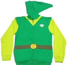 Felpa con cappuccio e zip per adulti Nintendo Legend of Zelda Windwaker Link - Videogioco ufficiale
