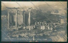 Firenze Fiesole Teatro Romano Edipo Re Foto cartolina QQ2300