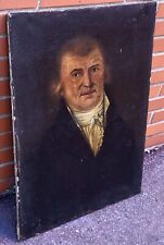 Tableau Ancien.Portrait Homme