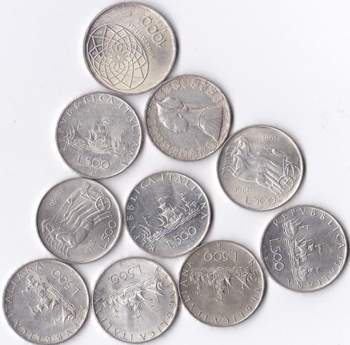 Italia monete 500 lire - da,