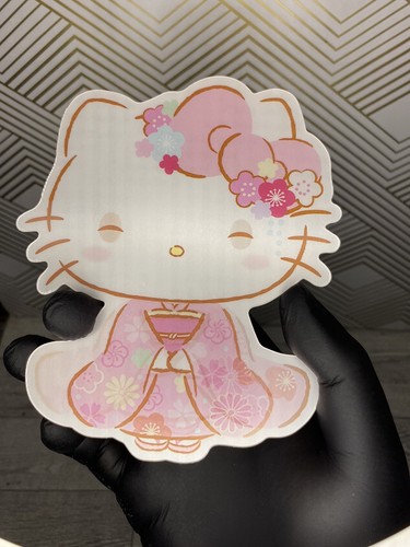 Adesivo auto sanrio hello - adesivo,