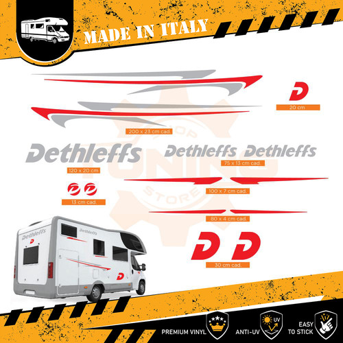 Decalcomania adesivi camper - adesivi,