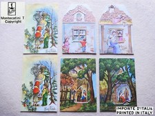 ? Vintage 70 KARTOS Biglietti NATALE POP-UP Madonna Gesù Bambino MADE in ITALY