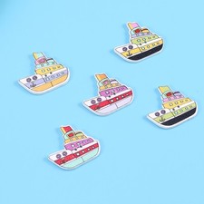 50pcs bottoni in legno fai da