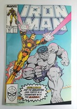 Iron Man 247 VF/NM 1989.B.Layton cover.Grey Hulk App.Marvel comics.