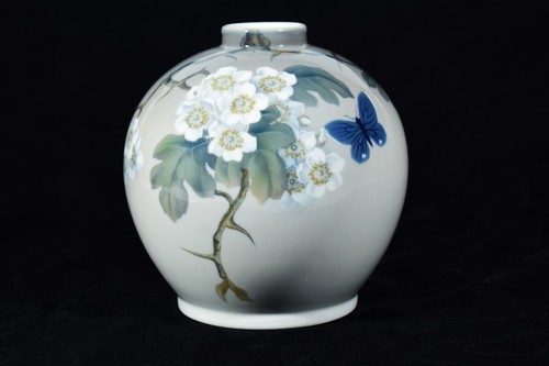 Vaso porcellana decoro post