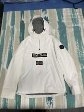NAPAPIJRI GIUBBOTTO Tg L BIANCO Originale Nuovo Taped Seams