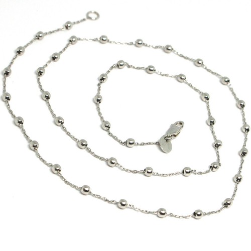 Catena oro bianco - oro, 750