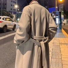 Trench cappotto uomo lungo