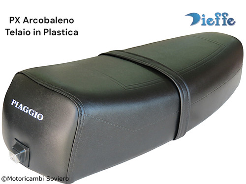 Sella nera scritta vespa - nera,
