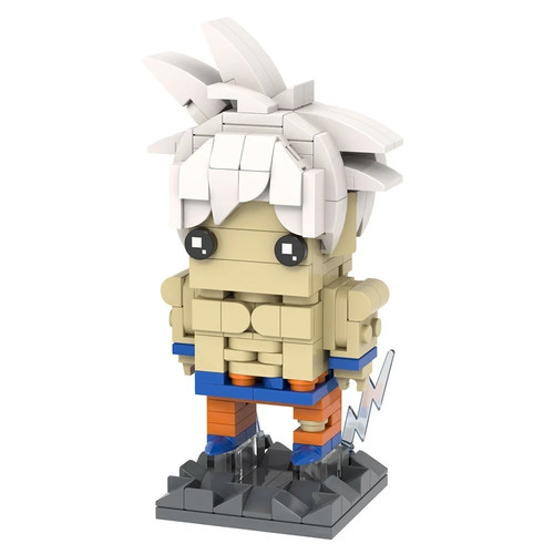 Lego moc brickheadz goku ultra - brickheadz,