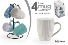 BELLINTAVOLA SET 4 TAZZE MUG