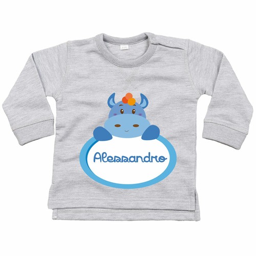 Felpa neonato personalizzata