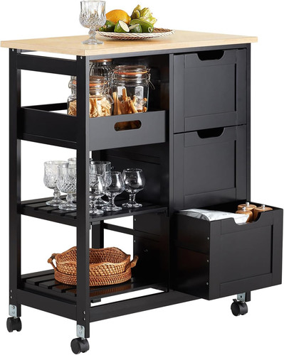 Carrello cucina con - carrello,