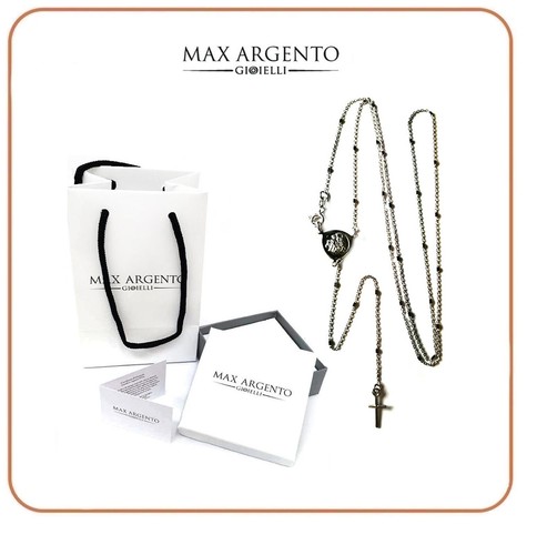 Collana modello rosario - collana,