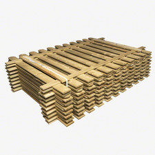 16 pz Steccato in Legno 180x80