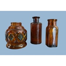 Vintage 3 mini vaso vetro