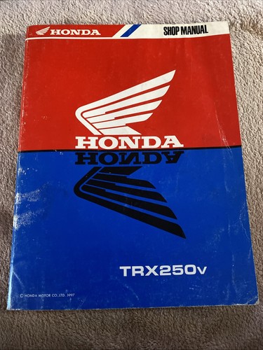 Manuale negozio honda trx 250v - manuale,