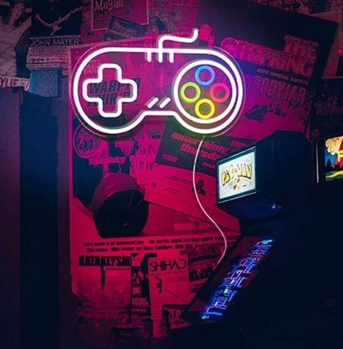 Insegna neon joystick - neon, joystick 