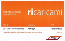 Biglietto ATM ricaricami