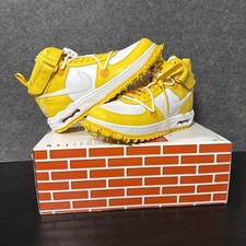 Nike Air Force 1 Mid x Off-White Varsity Maize DR0500 101 taglia 42,5 44 45,5 48,5