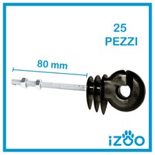 ISOLATORE CON DADI PER RECINTO ELETTRICO ISOLATORI FILO CORDA RECINZIONE ANELLO