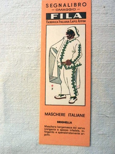 Segnalibro fila maschere - segnalibro,