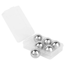 6Pcs Stainless Steel Ice Cube