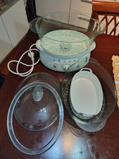 Vaporiera  Elettrica Per Alimenti Pasta,Carne E Verdura Con Manuale