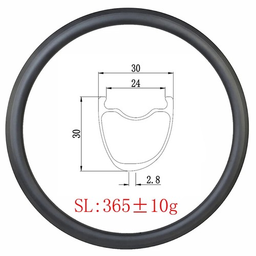 Cerchio carbonio 700c - , 30*30mm