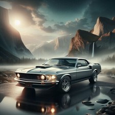Ford Mustang Mach 1 Silver