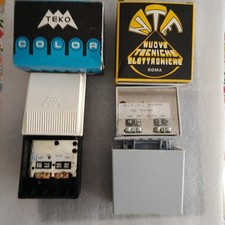 Nte - Teko 2 amplificatori di segnale TV collezione vintage