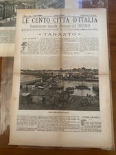 Le Cento città d'Italia - Taranto , anno 1899  intonso