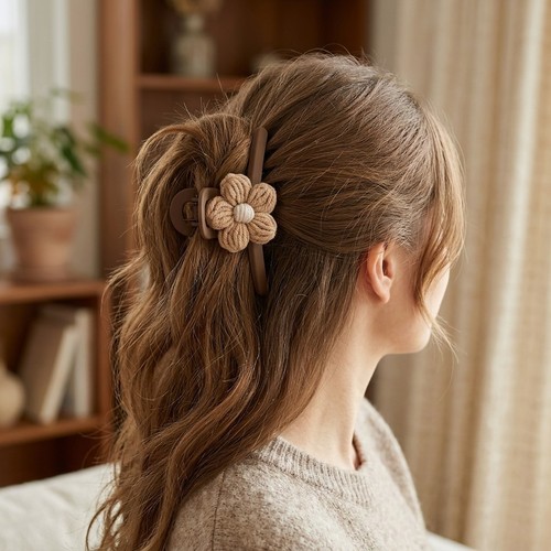 Fermaglio per capelli fiore