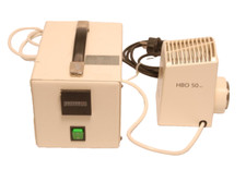 Illuminazione microscopio Zeiss HBO 50 lampada con centralina VHW 50 f-2b fluoroscenza