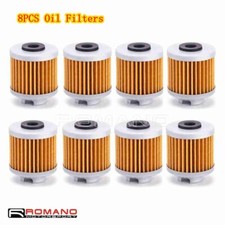 8x Filtro Olio Moto per Honda YX 150cc 160cc Zongshen ZS190 Motore Pit Bike
