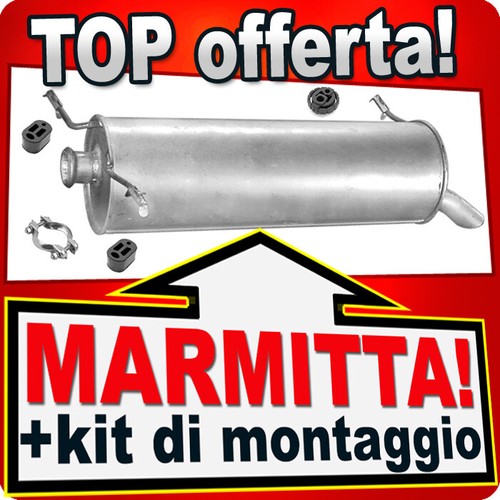Silenziatore posteriore per - silenziatore,