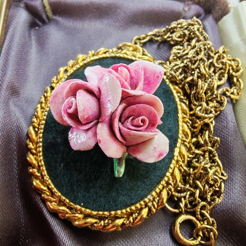 Collana vintage capodimonte - collana,