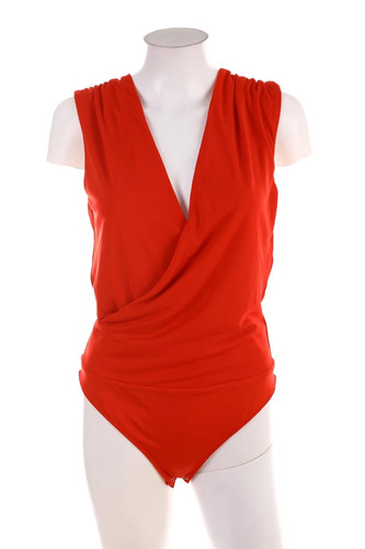 Body smanicato m rosso - m,